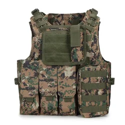 Chaleco Portaplacas Táctico MOLLE Multicam – Combate y Airsoft