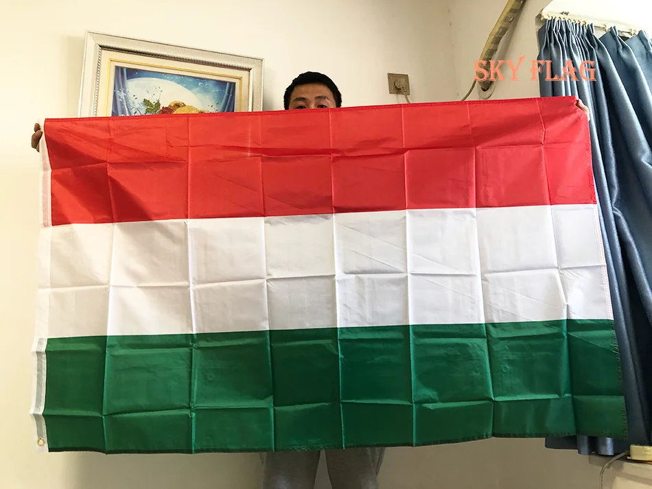 Bandera Hungría poliéster resistente – Interior y exterior