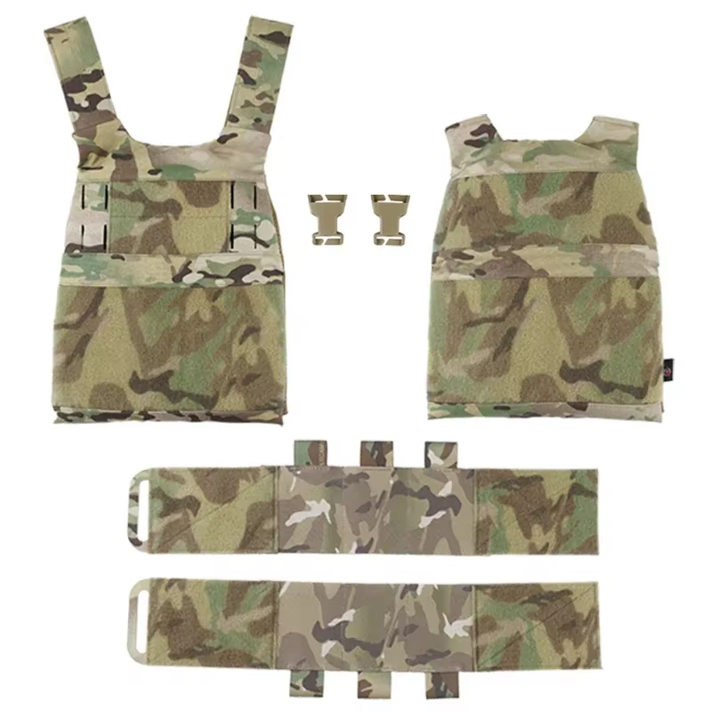 Chaleco táctico baja visibilidad airsoft portaplacas liberación rápida - imagen 5