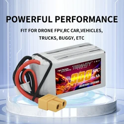 TERANTY Batería LiPo FPV con conector XT para drones