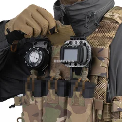 Soporte táctico MOLLE para teléfono con brújula y GPS ligero