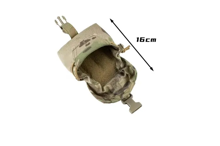 Bolsa táctica MOLLE M67 con solapa camuflaje colgante para granadas