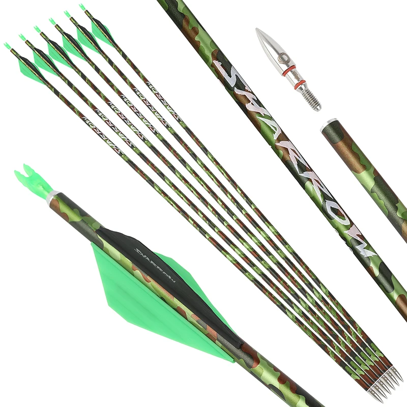Flechas de carbono de pluma Air Groove para arco recurve y compuesto - imagen 4