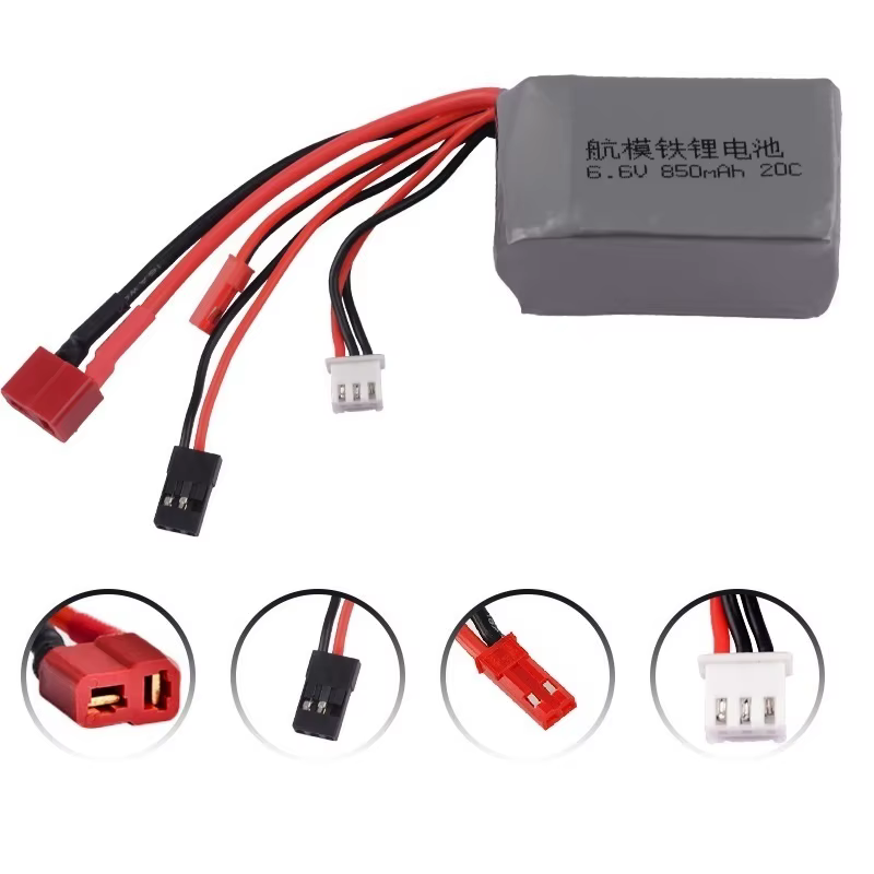 Turnigy Batería LiFePO4 3S para Drones – Conector JST y Enchufe Futaba