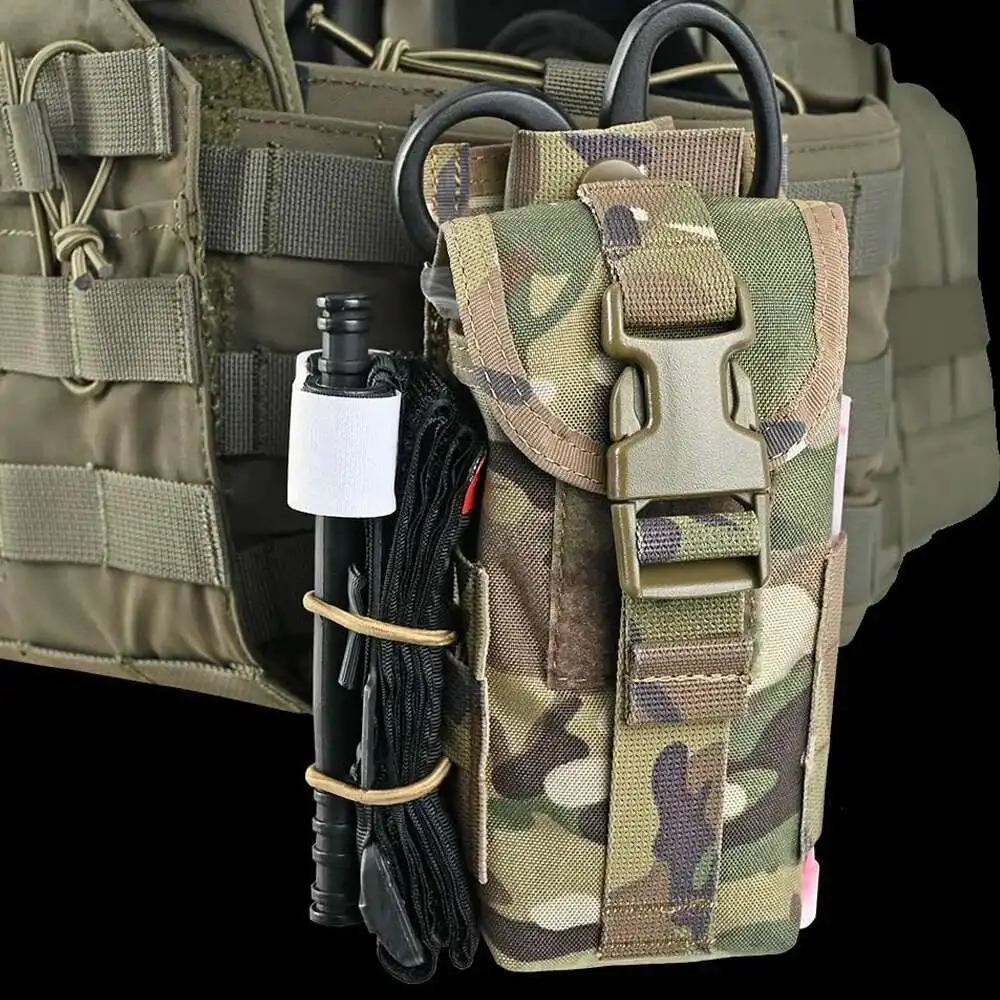 Bolsa médica táctica MOLLE – Kit primeros auxilios modular - imagen 3