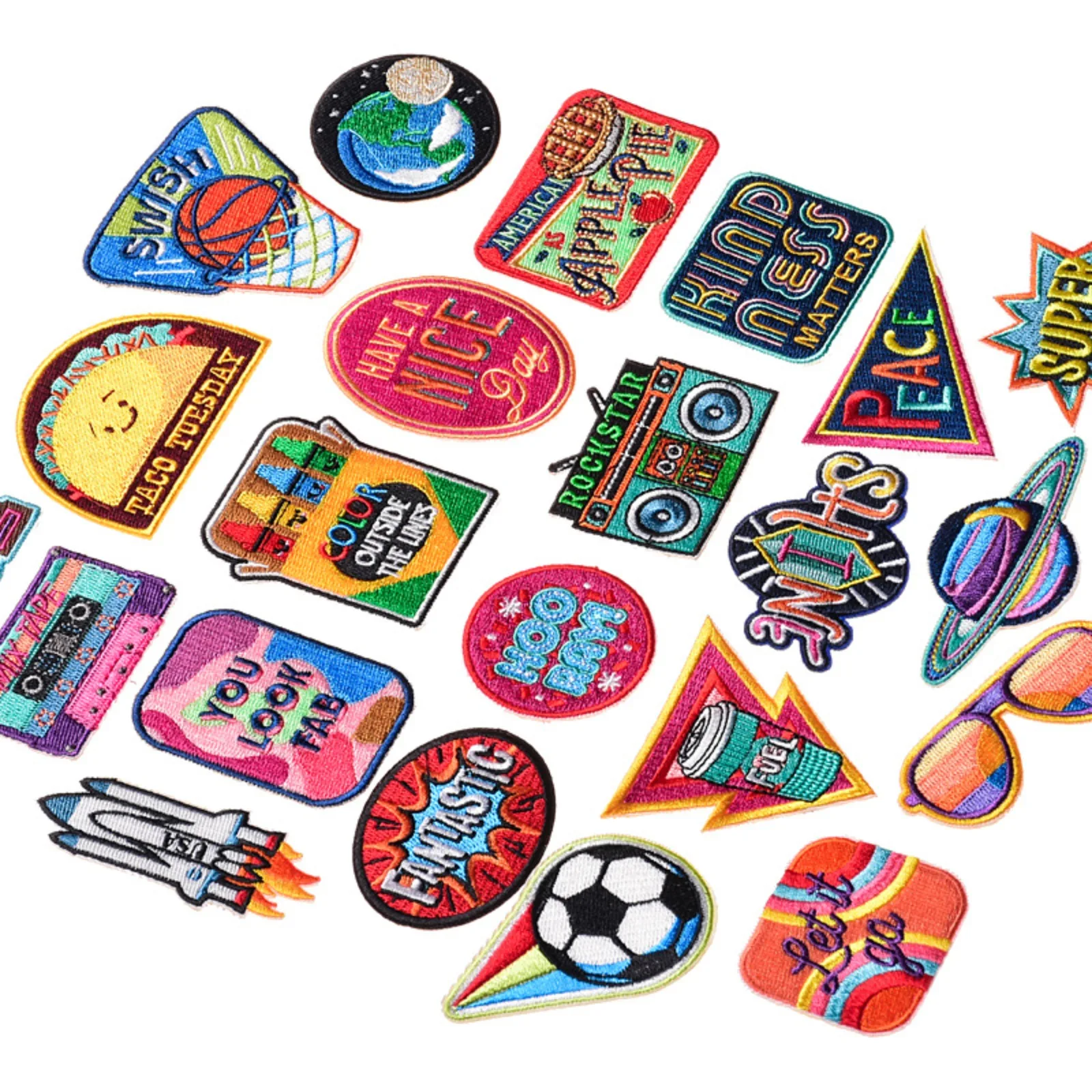 Parches bordados termoadhesivos animados – Apliques coser ropa accesorios - imagen 2
