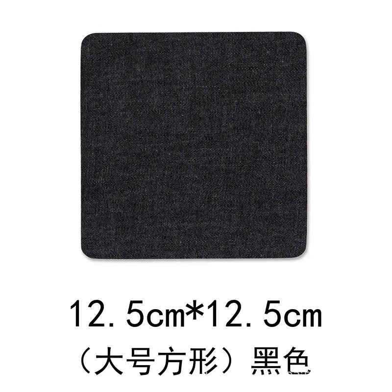 Parche vaquero textil para planchar y coser, azul claro/oscuro