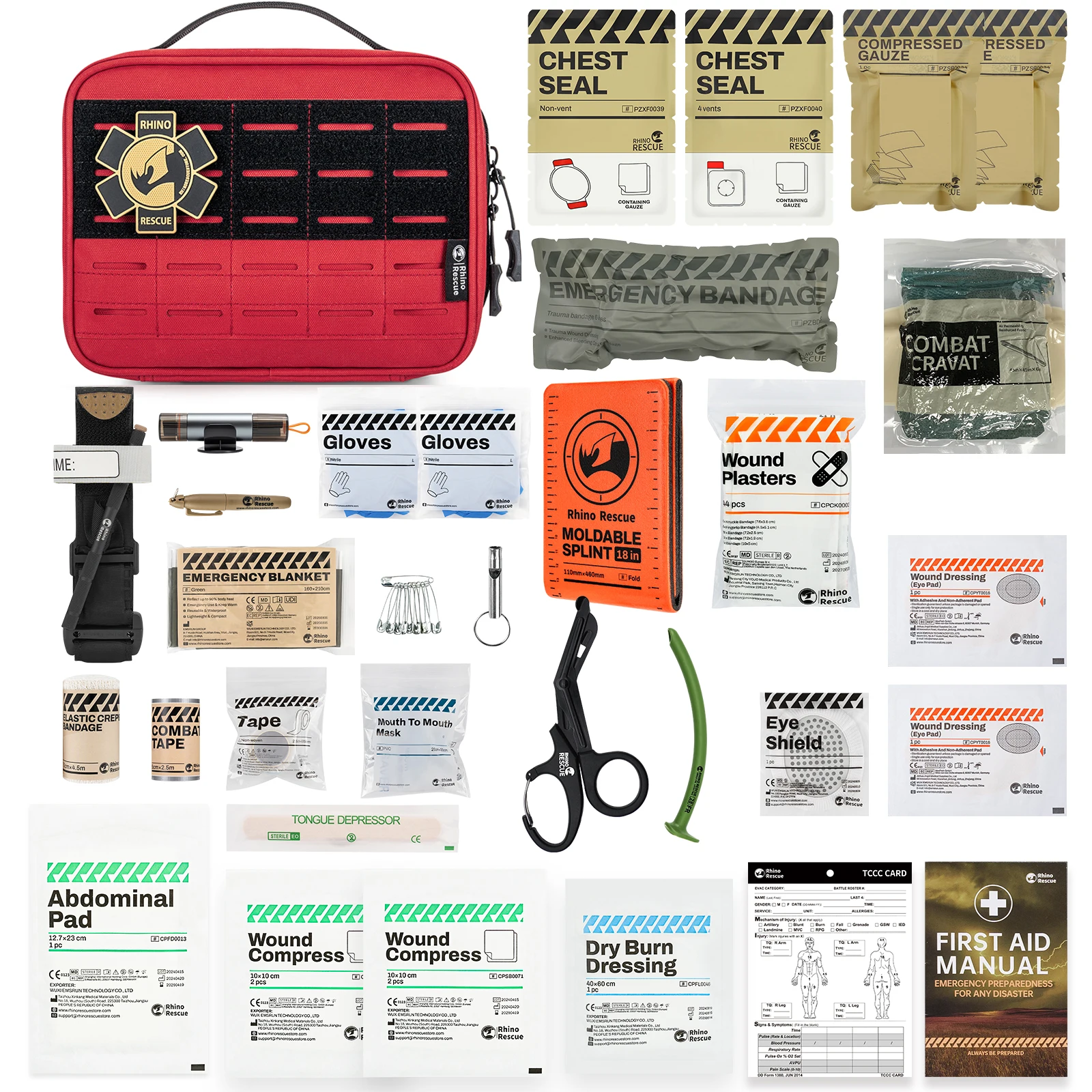 RHINO RESCUE Botiquín primeros auxilios compacto MOLLE para coche - imagen 5