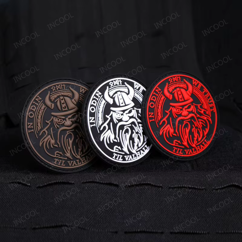 Parche Vikingo Odin We Trust lobo – PVC rígido todoterreno - imagen 5