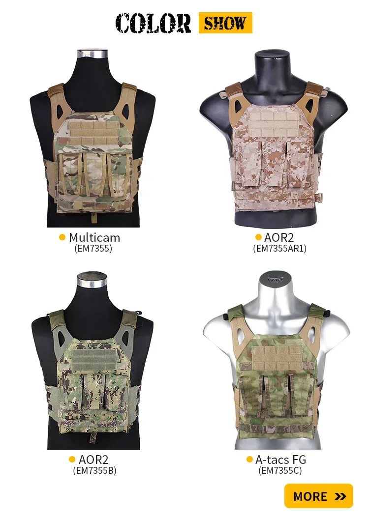 Sistema de correas MOLLE para personalizar la carga