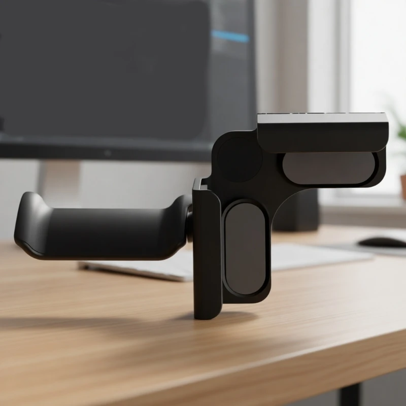 Soporte ajustable auriculares para escritorio con abrazadera - imagen 2
