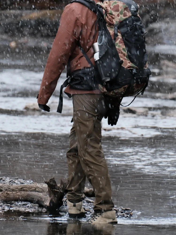 MERRTO botas de senderismo piel impermeable para hombre - imagen 2