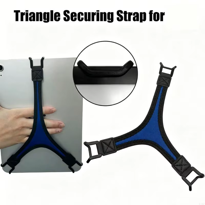 Correas de mano ajustables de silicona suave para tablet triangular - imagen 4