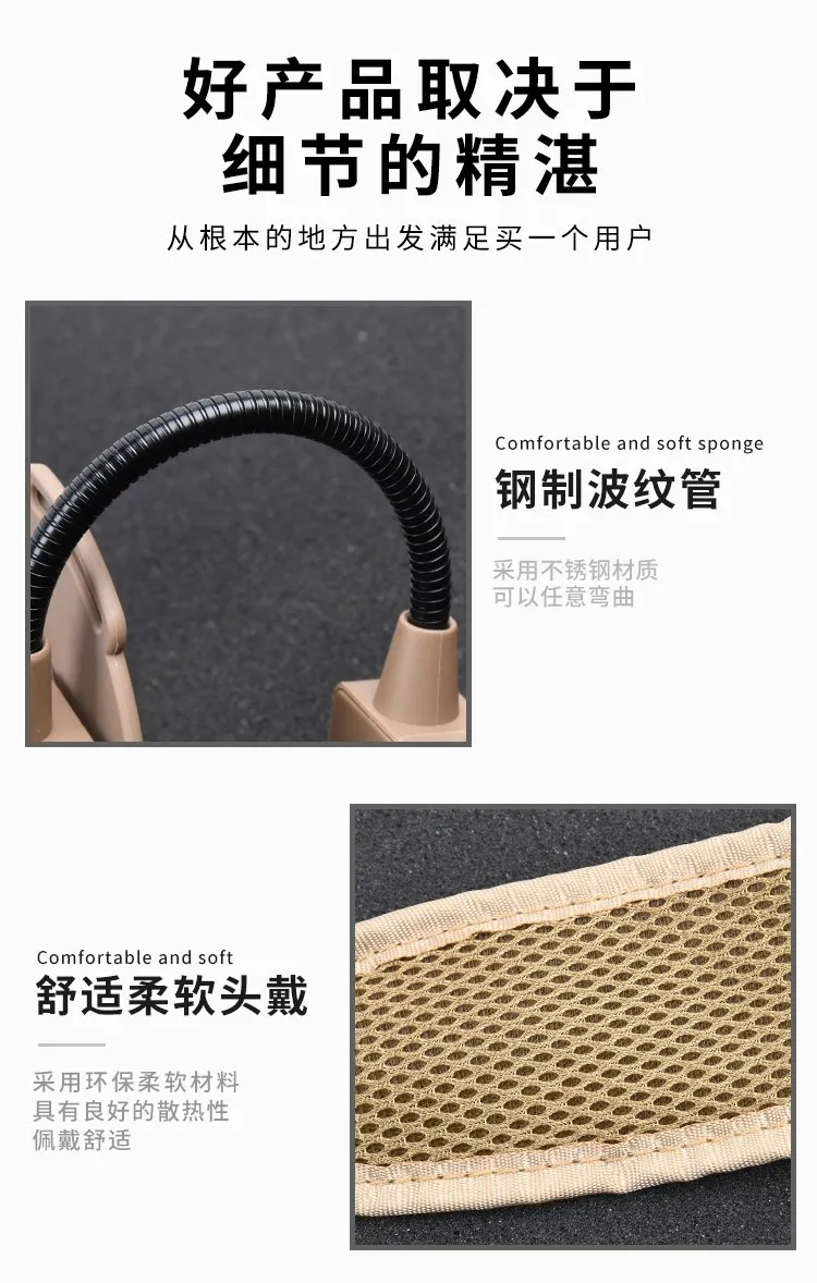 Auriculares WADSN Bowman III en uso