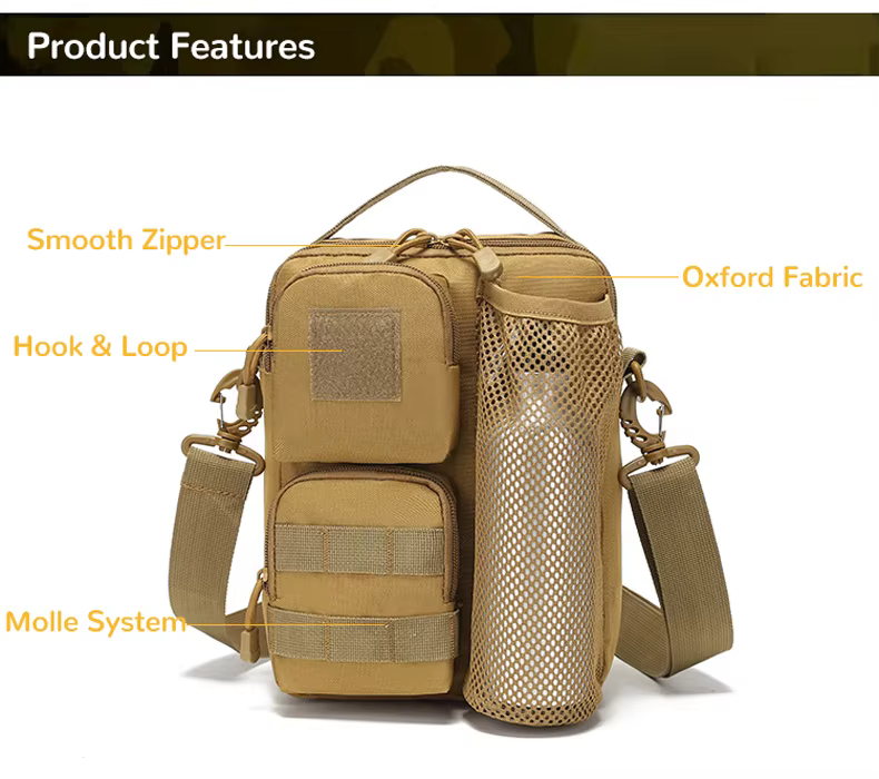 Detalle de montaje compatible MOLLE