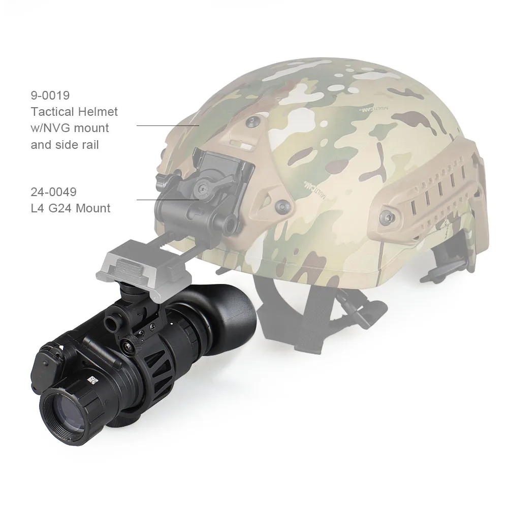 Eagle Eye PVS-14 monocular visión nocturna IR casco acoplable - imagen 2