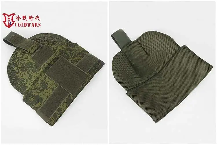 Piezas en uso para protección en cuello y hombros