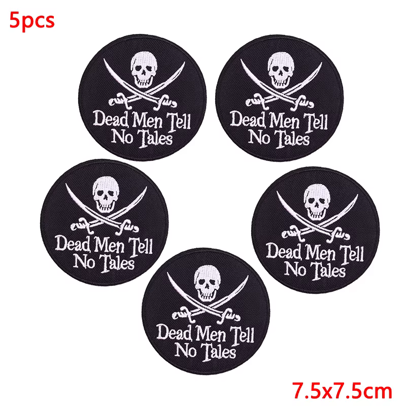 Parche bordado termoadhesivo estilo punk – Ideal para chaquetas y mochilas - imagen 5