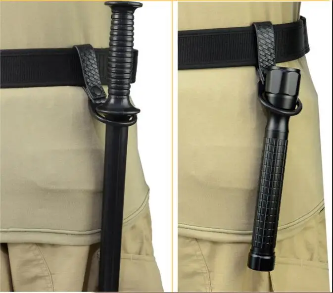 Soporte táctico para linterna con clip para cinturón