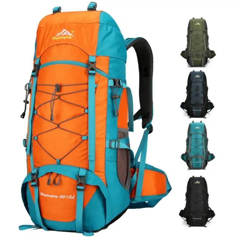 Mochila trekking 80L resistente al agua – Camping y senderismo