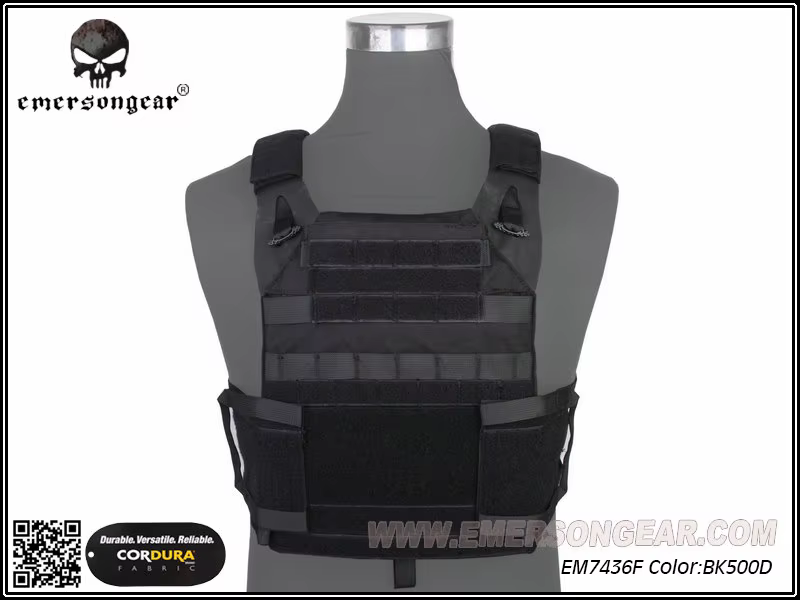 Chaleco táctico MOLLE JPC protección de pecho negro/coyote