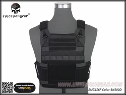 Chaleco táctico MOLLE JPC protección de pecho negro/coyote