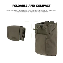 Bolsa de descarga táctica MOLLE plegable para cinturón