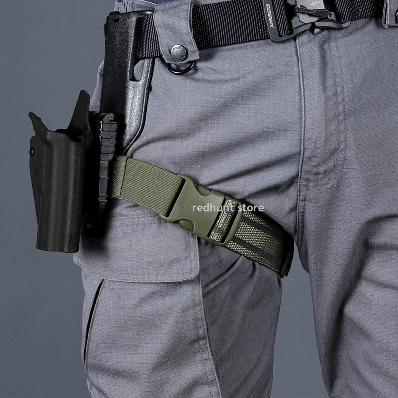 Correa elástica táctica para funda de pistola – Montaje en muslo - imagen 2