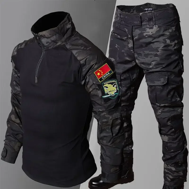Aspecto del conjunto para entrenamiento y combate