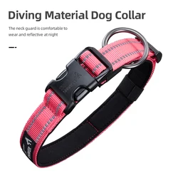 Collar Táctico Reflectante Neopreno – Perros Guía y Servicio
