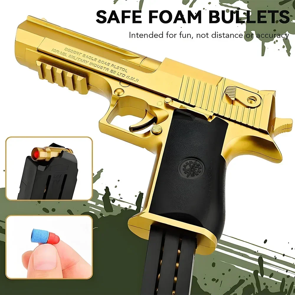 Pistola airsoft educativa con cartuchos expulsables de espuma - imagen 4