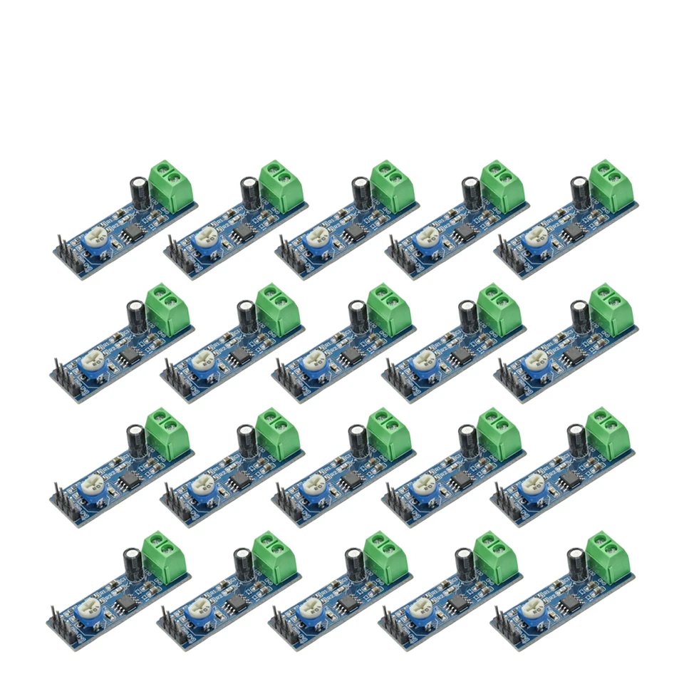 LM386 Amplificador de potencia mono 5V-12V ganancia 200x - imagen 2