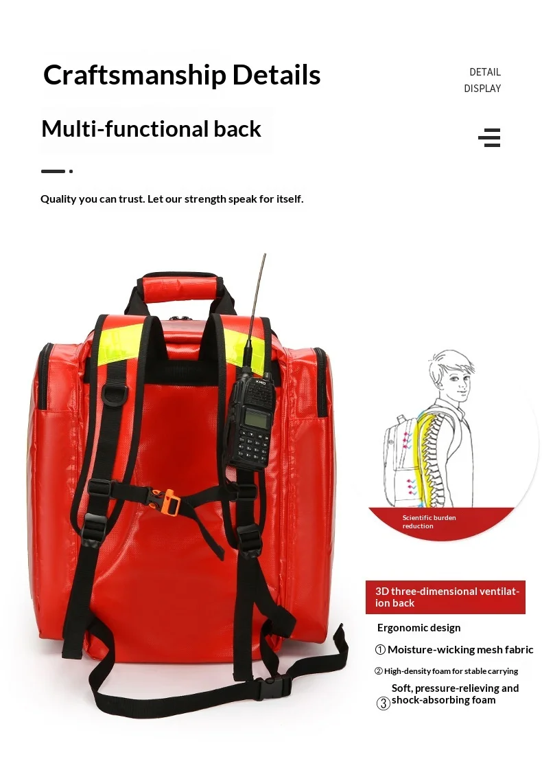 Bolsa de emergencia para llevar y organizar