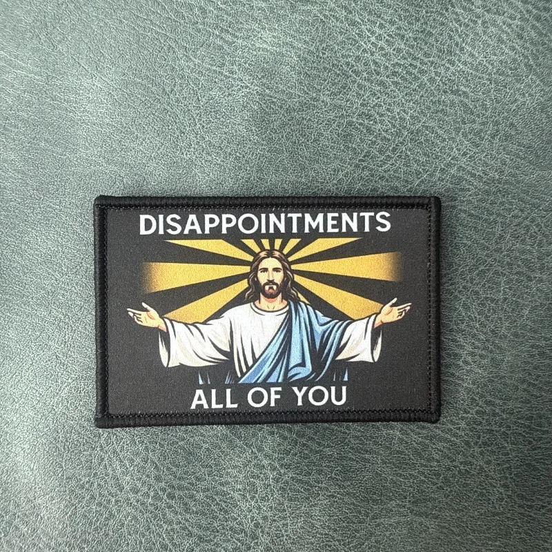 Parche táctico religioso gancho y bucle para chaquetas, chalecos - imagen 3