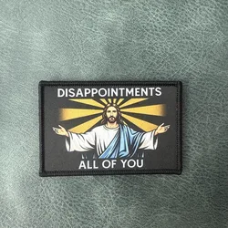 Parche táctico religioso gancho y bucle para chaquetas, chalecos