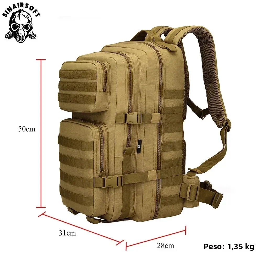 Mochila Táctica SINAIRSOFT Gran Capacidad Impermeable - imagen 3