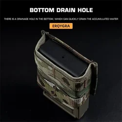 ERQYGRA Funda táctica MOLLE FAST 7,62 AK para revista con clip