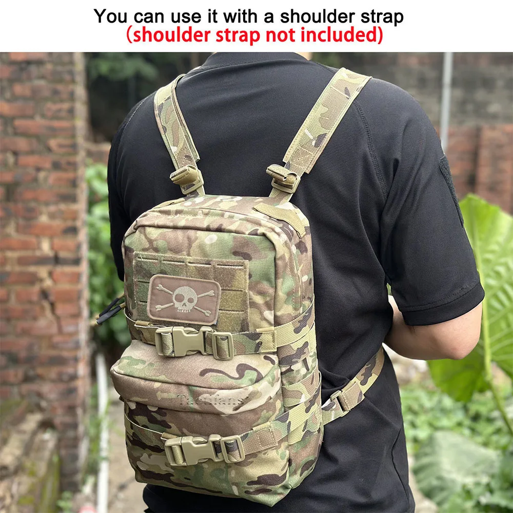 Bolsa hidratación táctica MOLLE ripstop para caza y exterior - imagen 4