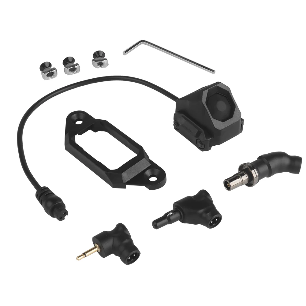 Interruptor táctico remoto para linterna Picatinny AR15 y láser PEQ15 conector Crane