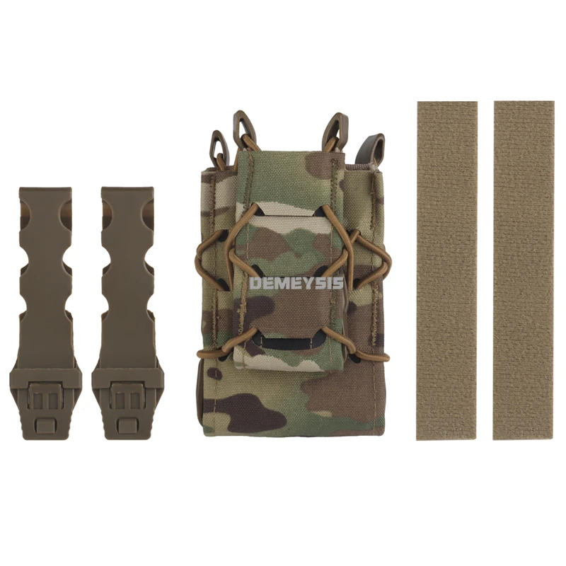 Bolsa táctica MOLLE para cargadores elástica ajustable - imagen 2