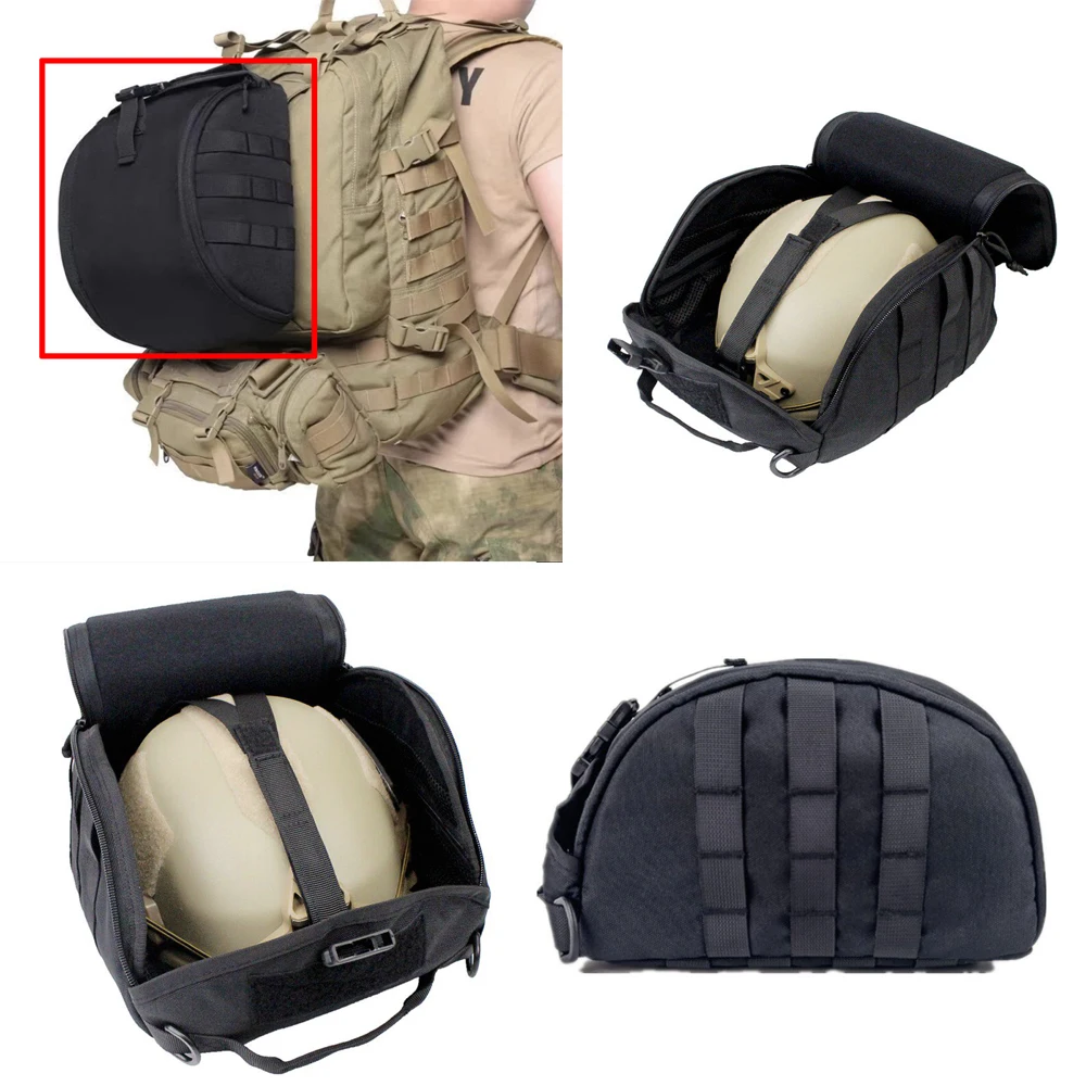 Bolsa táctica MOLLE multiusos para casco FAST, almacenamiento exterior - imagen 5