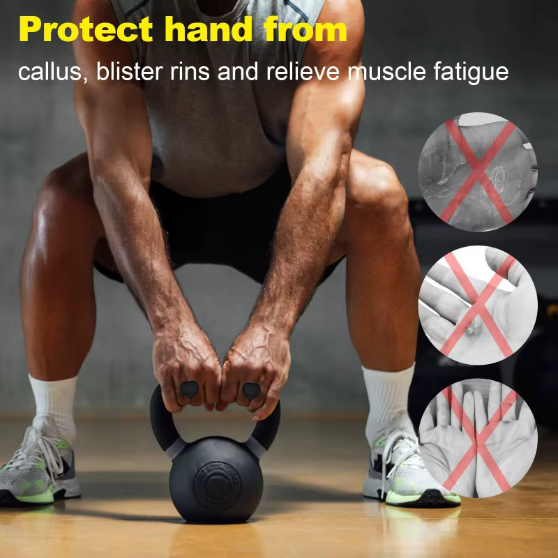 Empuñaduras cómodas y transpirables para entrenamiento prolongado