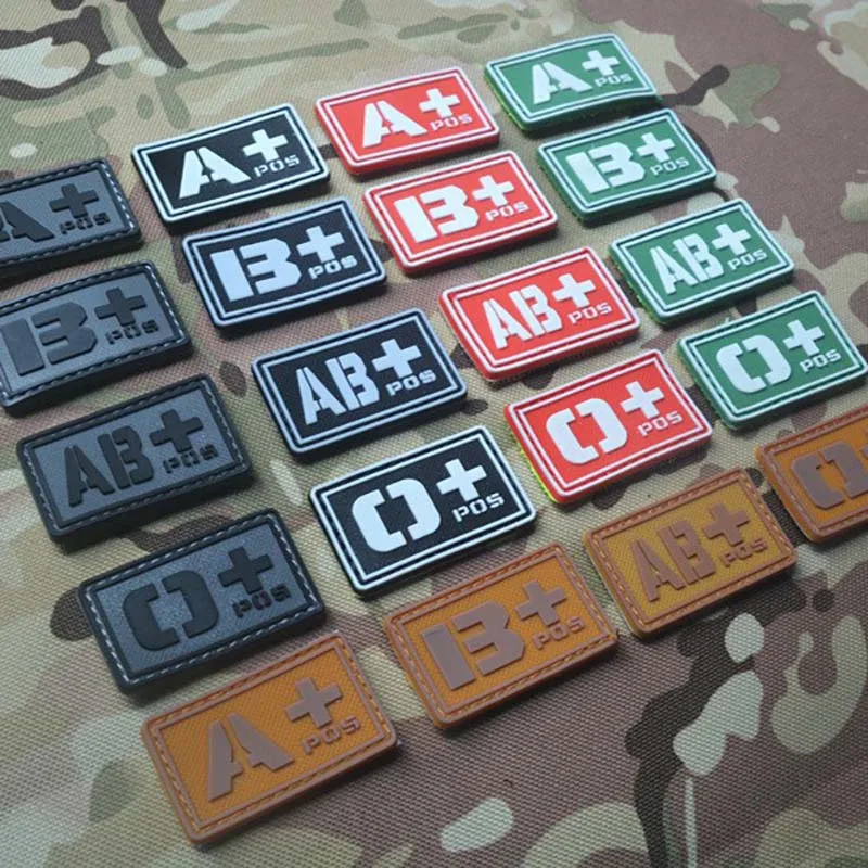 Parche táctico PVC con emblema y gancho tipo sangre para mochila