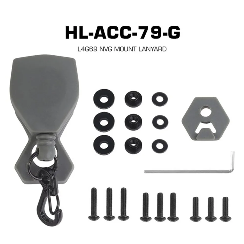 L4G69 correa táctica para casco NVG antipérdida, fijación - imagen 5