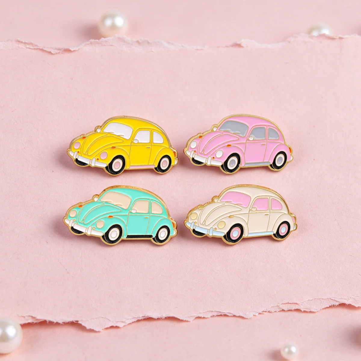 Broches de esmalte coche, pines metálicos para mochila y sombrero - imagen 4