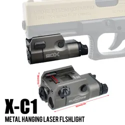 SureFire Linterna táctica X-C-1/X-C-2 para pistola Picatinny