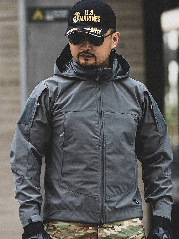 Chaqueta táctica softshell ligera a prueba de viento y lluvia - imagen 3