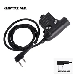 Adaptador U94 PTT para auriculares tácticos - Baofeng Kenwood ICOM