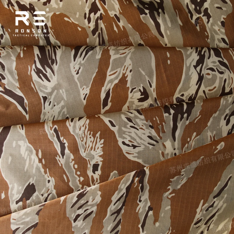 Tela táctica camuflaje tigre del desierto a rayas - imagen 5