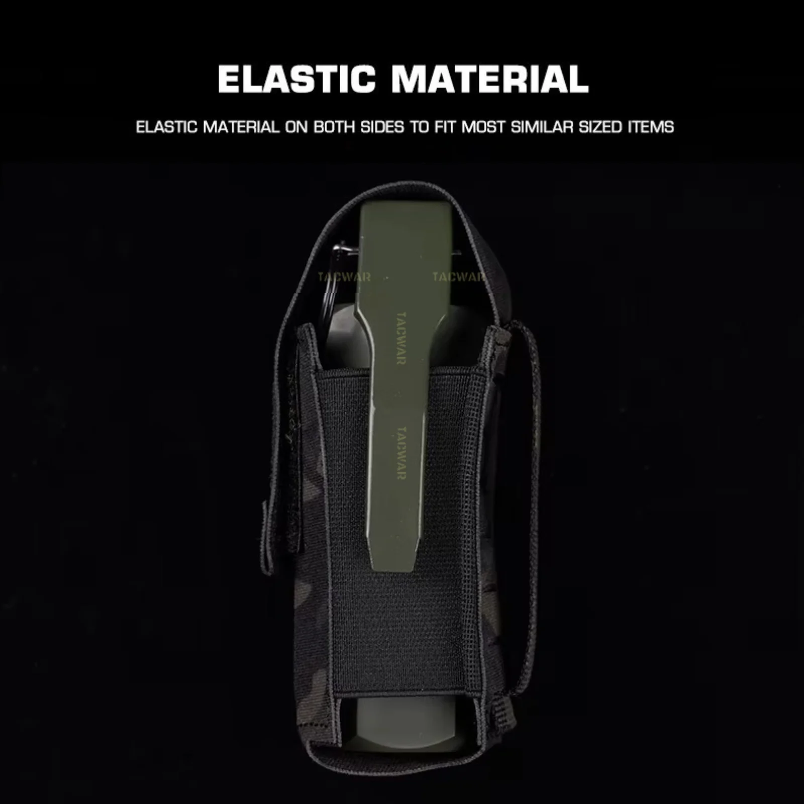 Bolsa Táctica Multiusos MOLLE para Cinturón – Linterna Cargadores - imagen 4